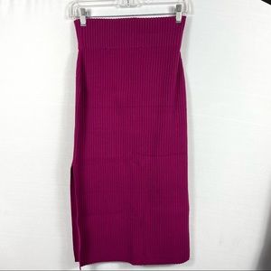 NWT Express High Waisted Ribbed Sweater Pencil Skirt
